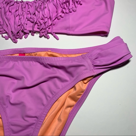 Victoria’s Secret purple fringe top bikini - Picture 6 of 16